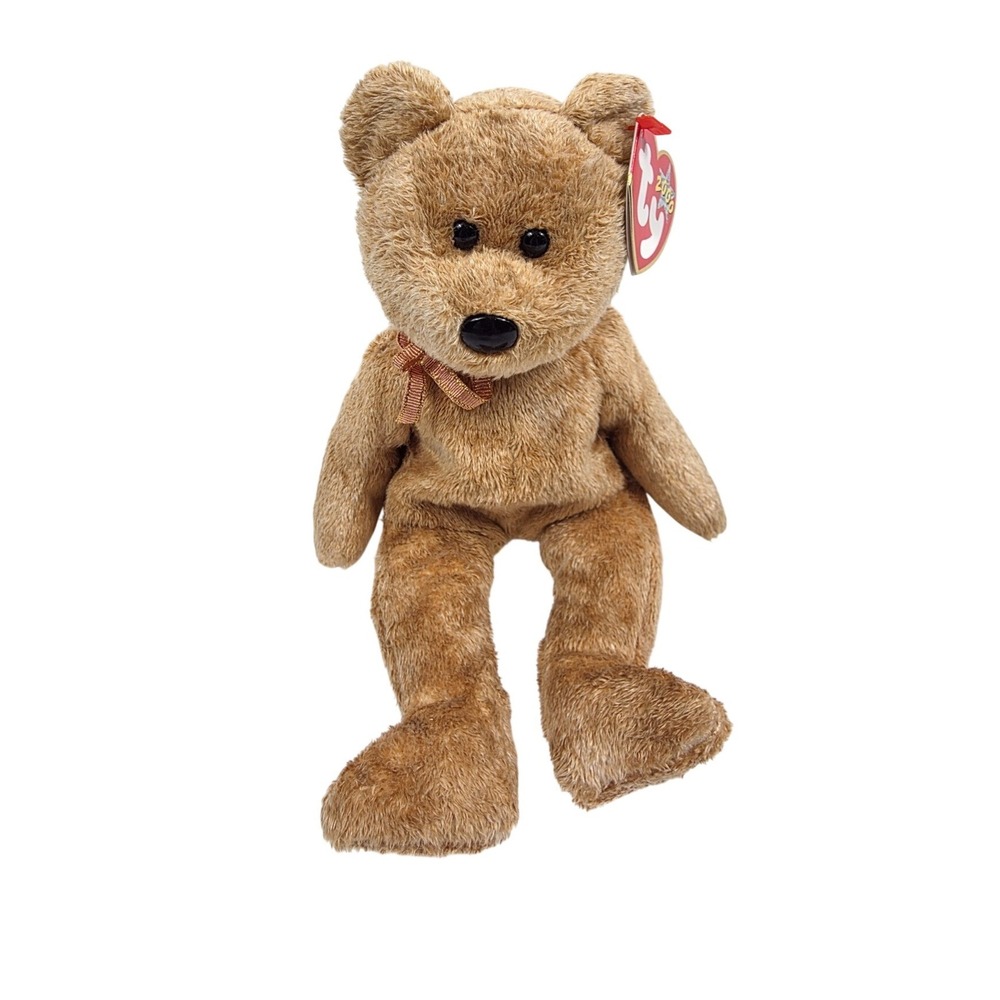 TY Beanie Babies‎ 2000 Cashew The Playful Bear w/Tags Vintage